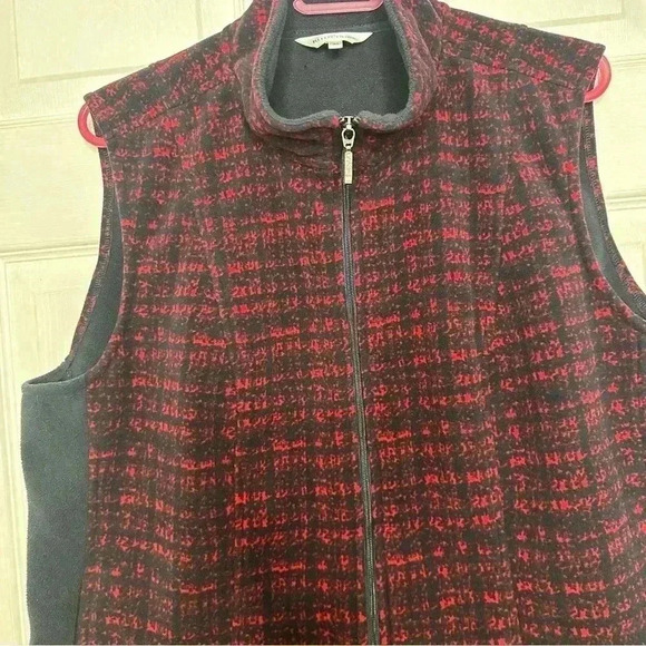Northern Reflections Vest Fleece Red & Black Size Extra Large - Picture 7 of 16
